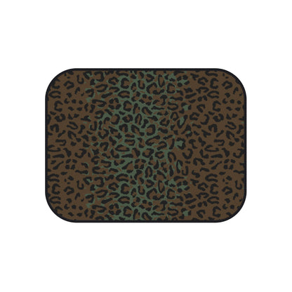 Leopard Spot Camo All-Weather Car Mats (Set of 4) _ Concealing Coloration