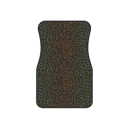 Leopard Spot Camo All-Weather Car Mats (Set of 4) _ Concealing Coloration