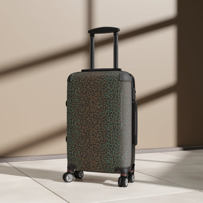 Leopard Spot Camo Carry-On Roller Suitcase _ Concealing Coloration