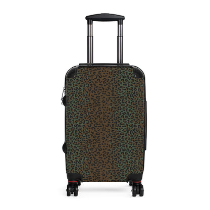 Leopard Spot Camo Carry-On Roller Suitcase _ Concealing Coloration