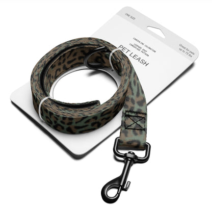 Leopard Spot Camo Dog Leash