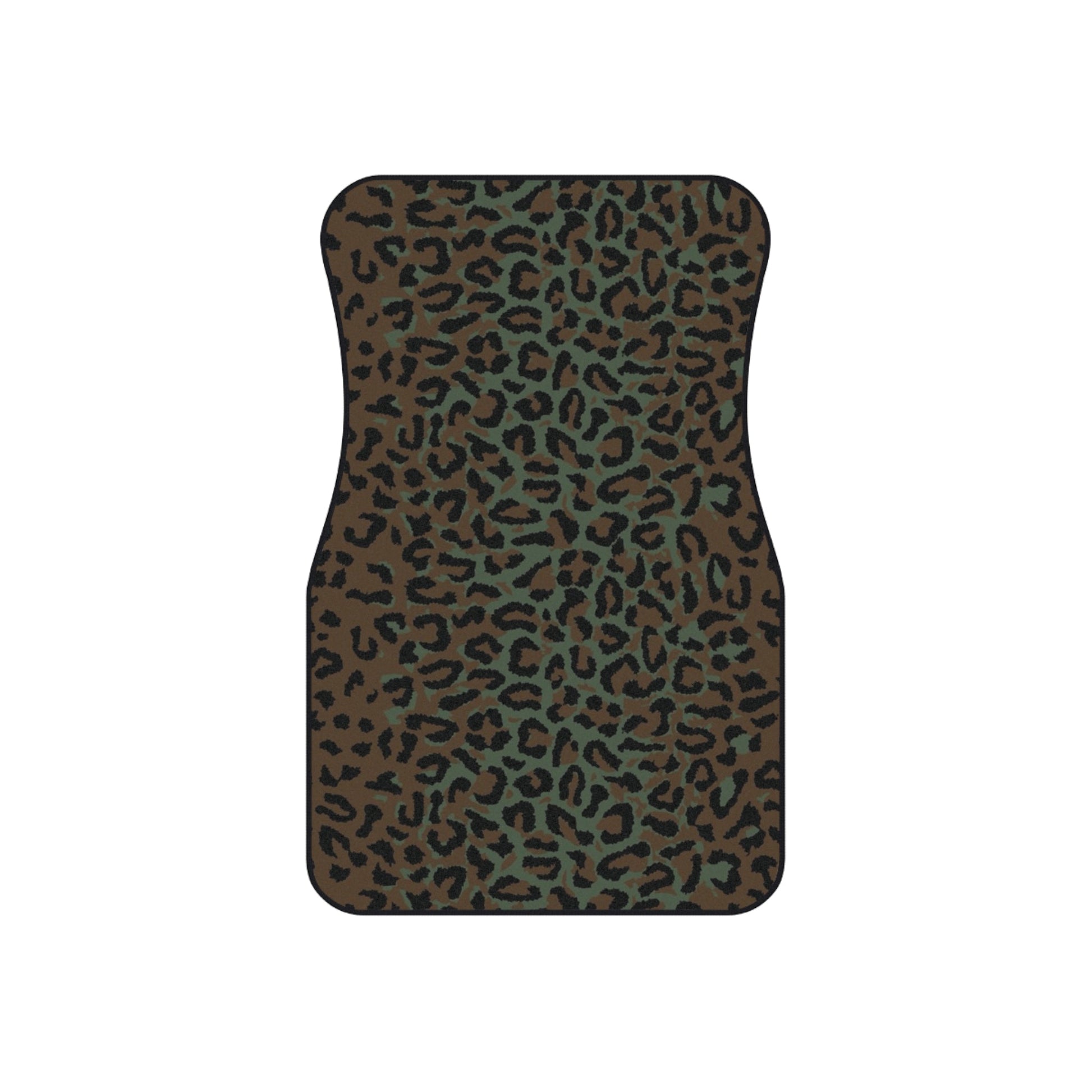 Leopard Spot Camo Front Seat Car Mats (Set of 2) _ Concealing Coloration
