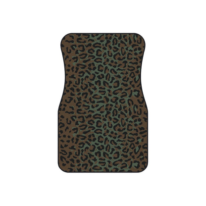 Leopard Spot Camo Front Seat Car Mats (Set of 2) _ Concealing Coloration