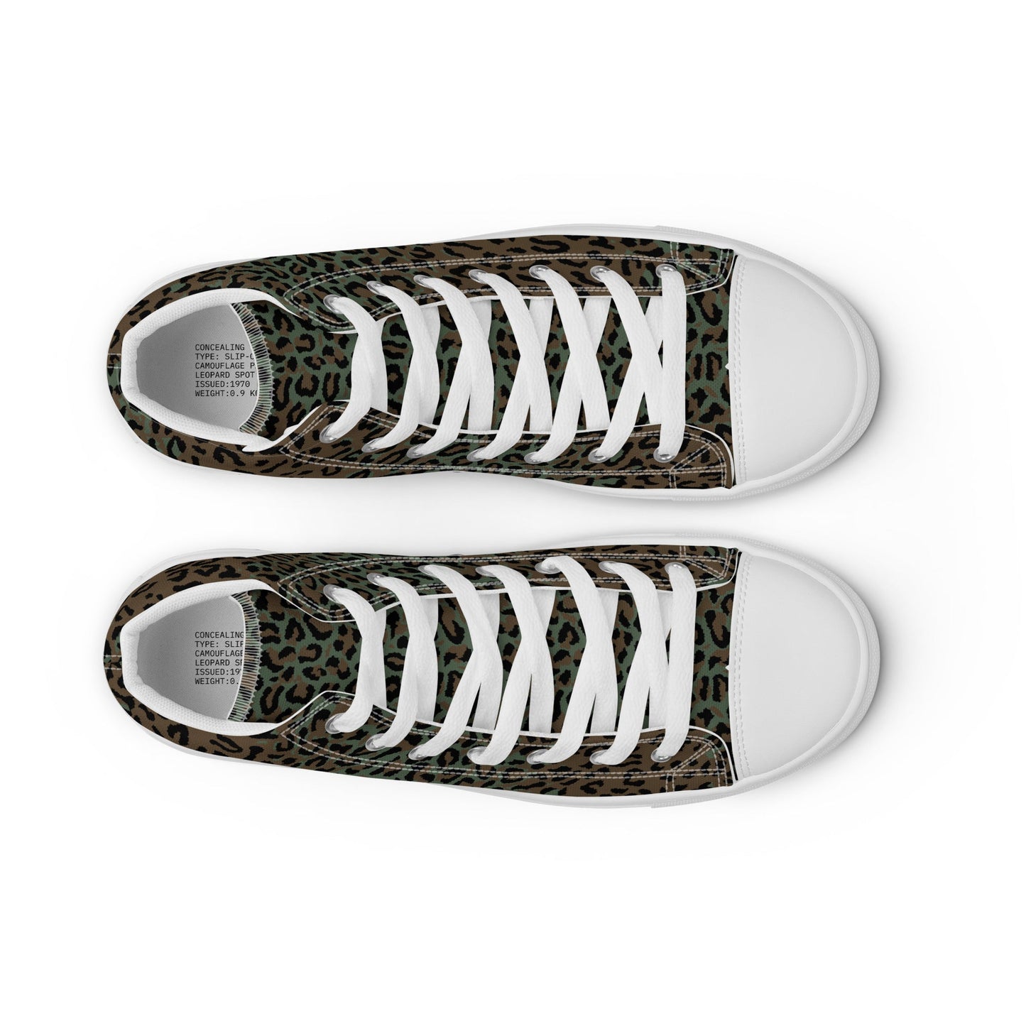 Leopard Spot Camo Men's Sneaker Hi