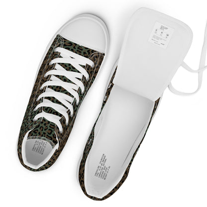 Leopard Spot Camo Men's Sneaker Hi