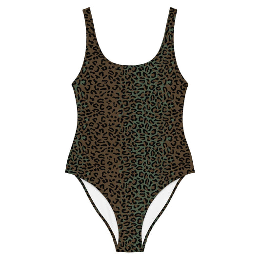 Leopard Spot Camo One-Piece Swimsuit