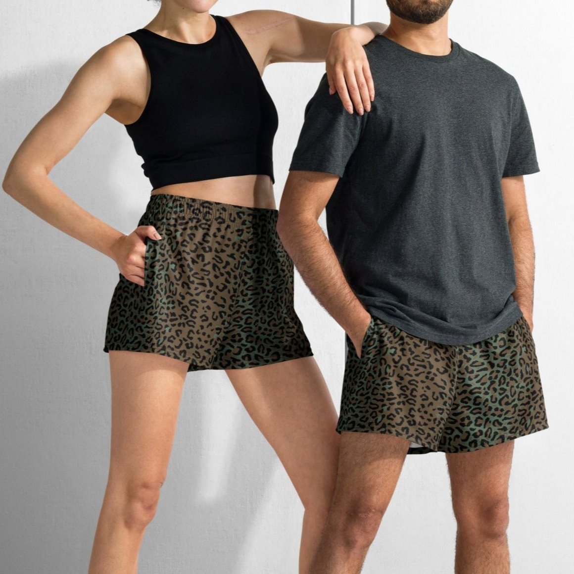 Leopard Spot Camo 2.5″ Inseam Tech Shorts