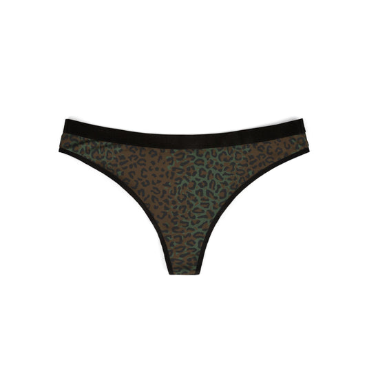 Leopard Spot Camo Thong