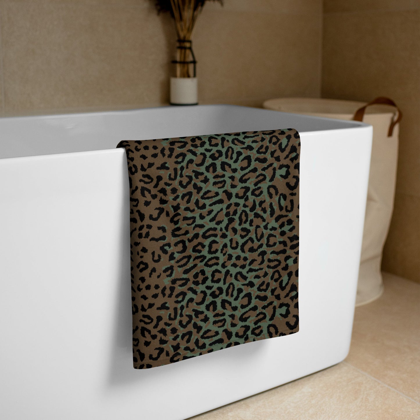 Leopard Spot Camo Towel _ Concealing Coloration