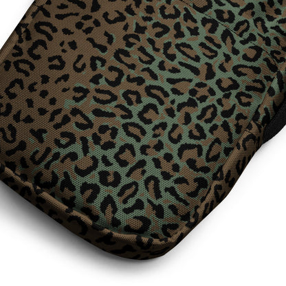 Leopard Spot Camo Vertical Crossbody Bag