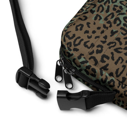 Leopard Spot Camo Vertical Crossbody Bag