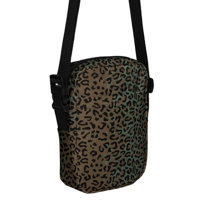 Leopard Spot Camo Vertical Crossbody Bag