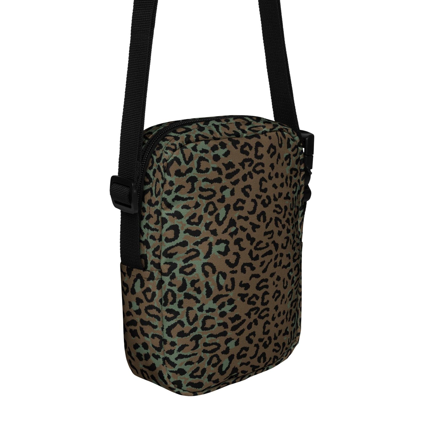 Leopard Spot Camo Vertical Crossbody Bag