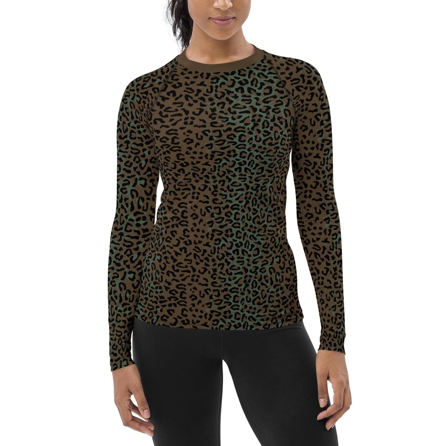 Leopard Spot Camo Women's Long-sleeve Base Layer