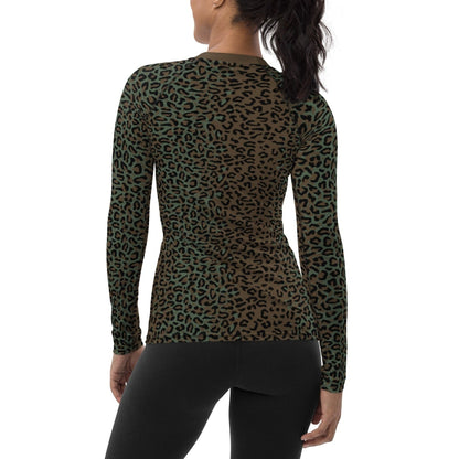 Leopard Spot Camo Women's Long-sleeve Base Layer