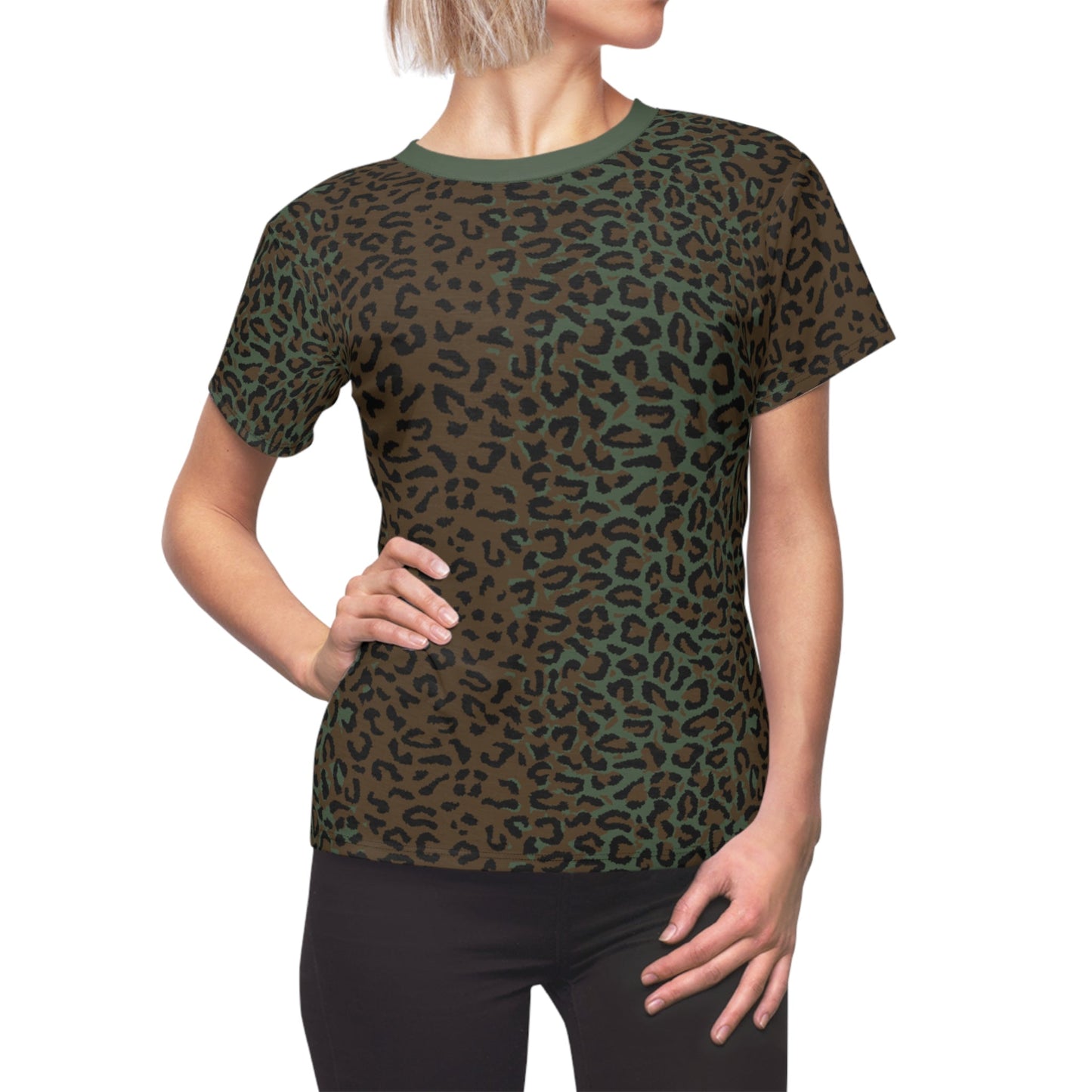 Leopard Spot Camo Women’s T-Shirt - Concealing Coloration
