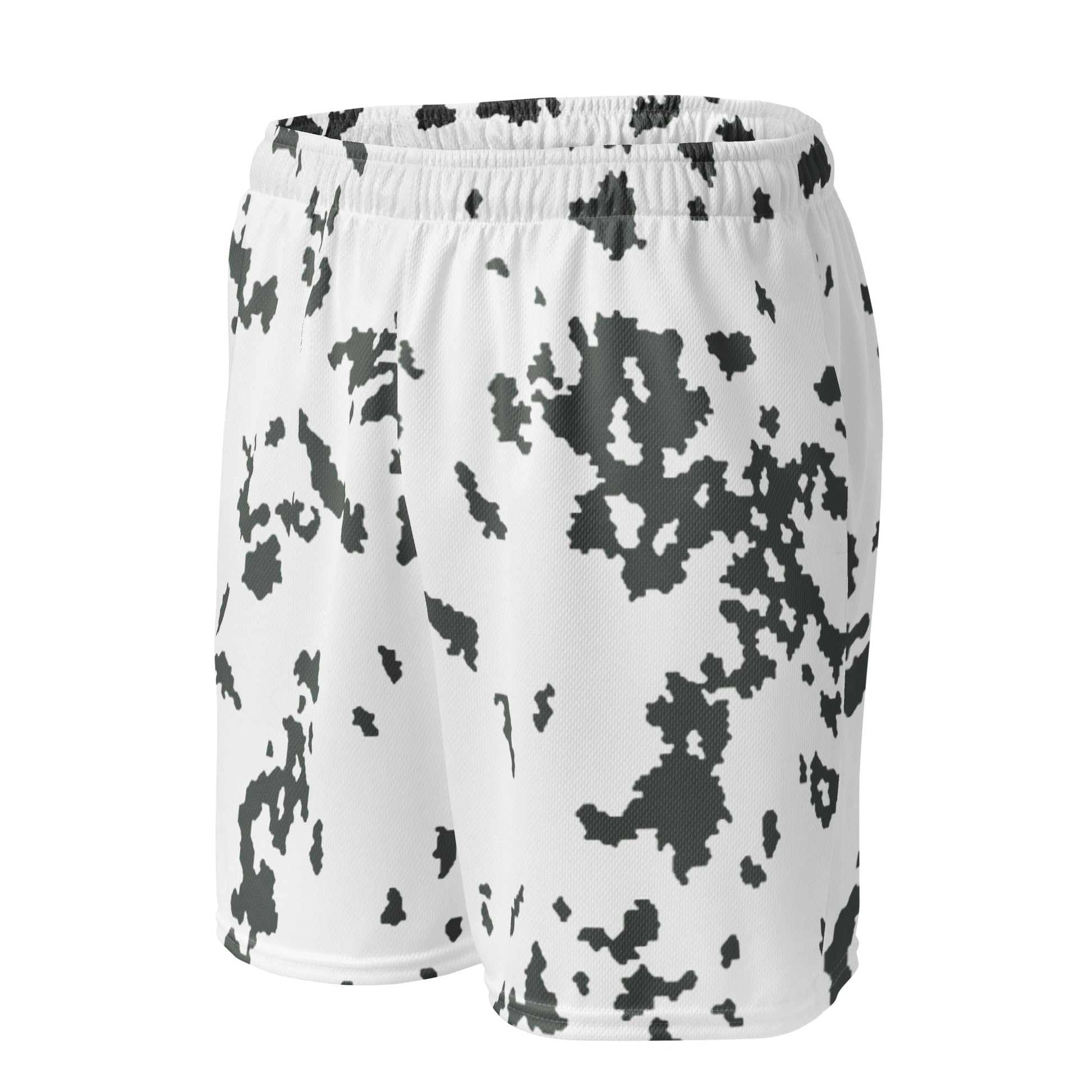 M05 Snow Camo Basketball Shorts _ Concealing Coloration