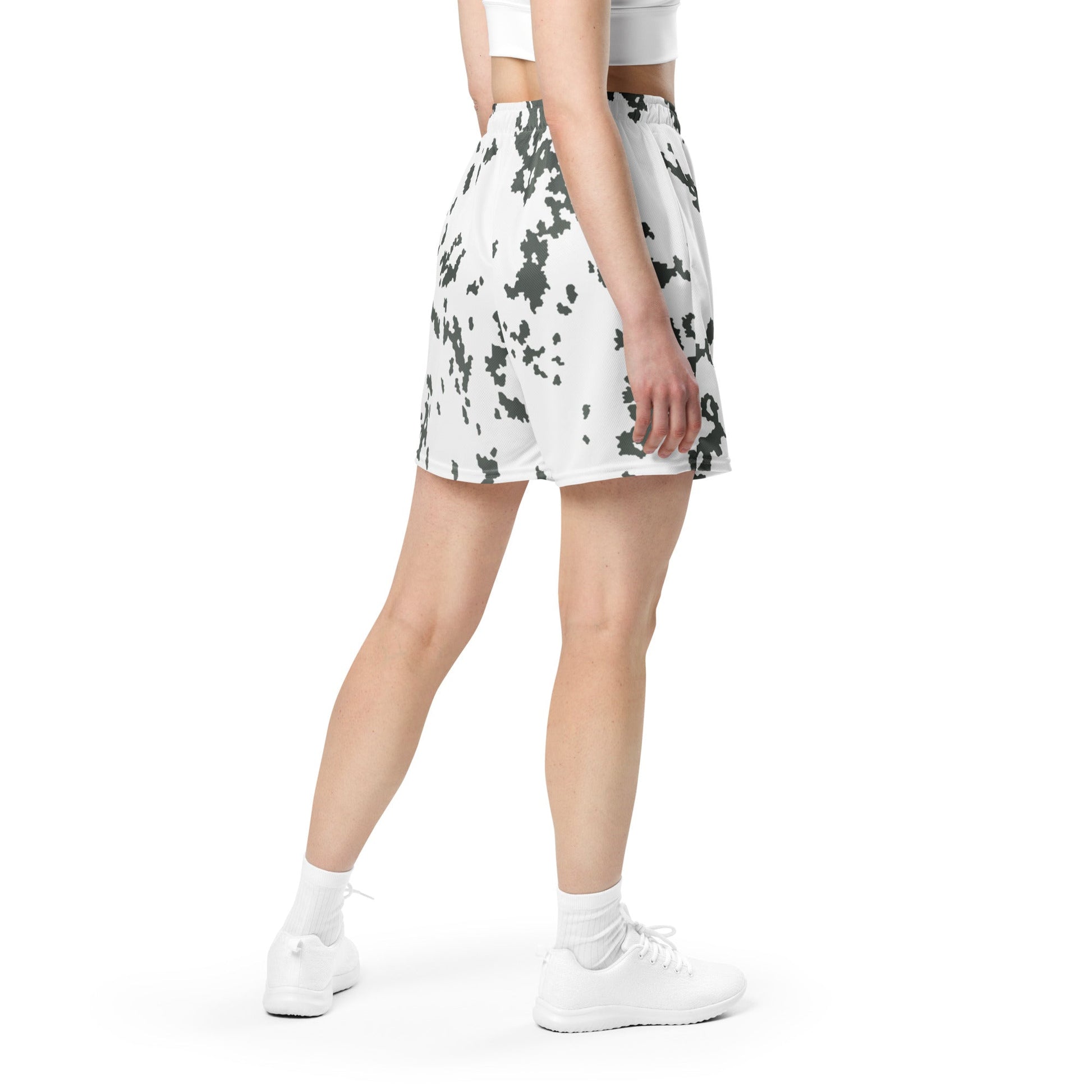 M05 Snow Camo Basketball Shorts _ Concealing Coloration