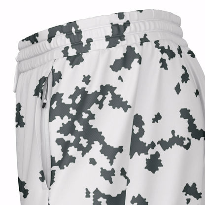 M05 Snow Camo Lined Shorts 7" _ Concealing Coloration