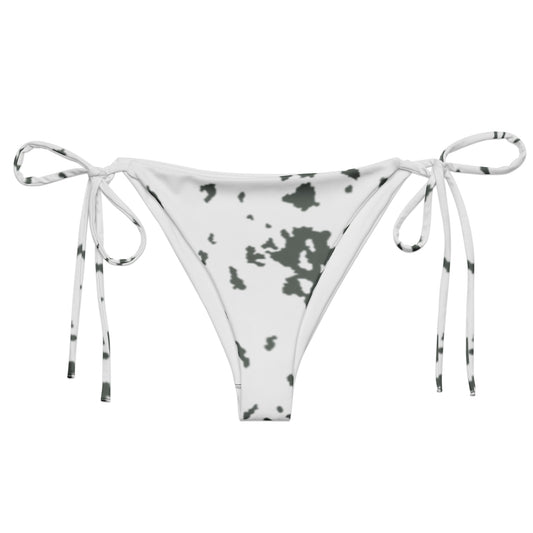 M05 Snow Camo String Bikini Bottom - front flat