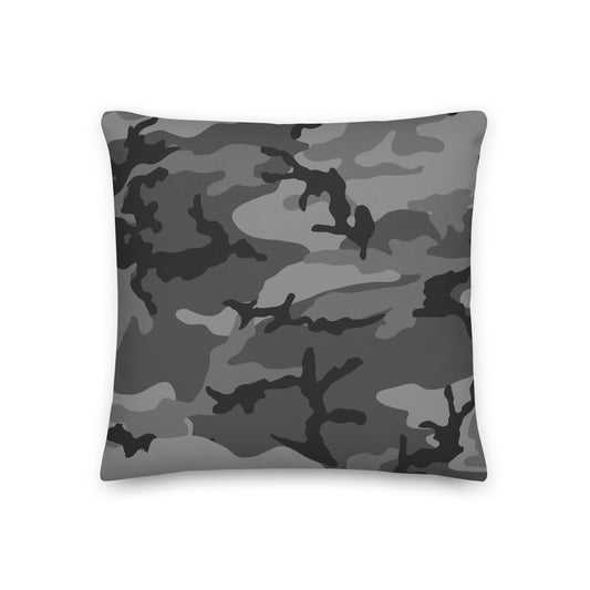 M81 Urban Camo 18" Throw Pillow (Gray-Dominant)