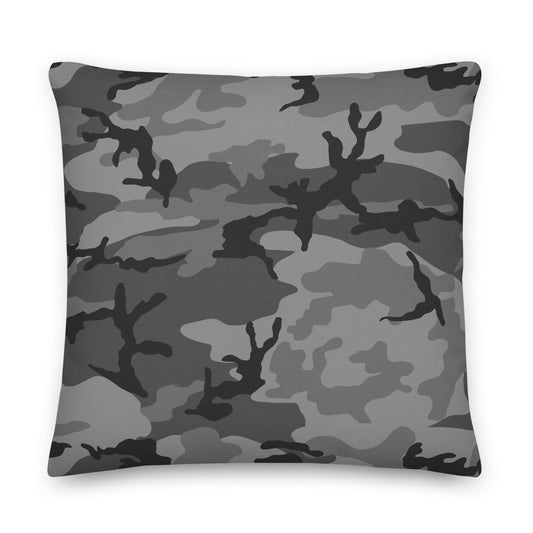 M81 Urban Camo 22" Throw Pillow (Gray-Dominant)