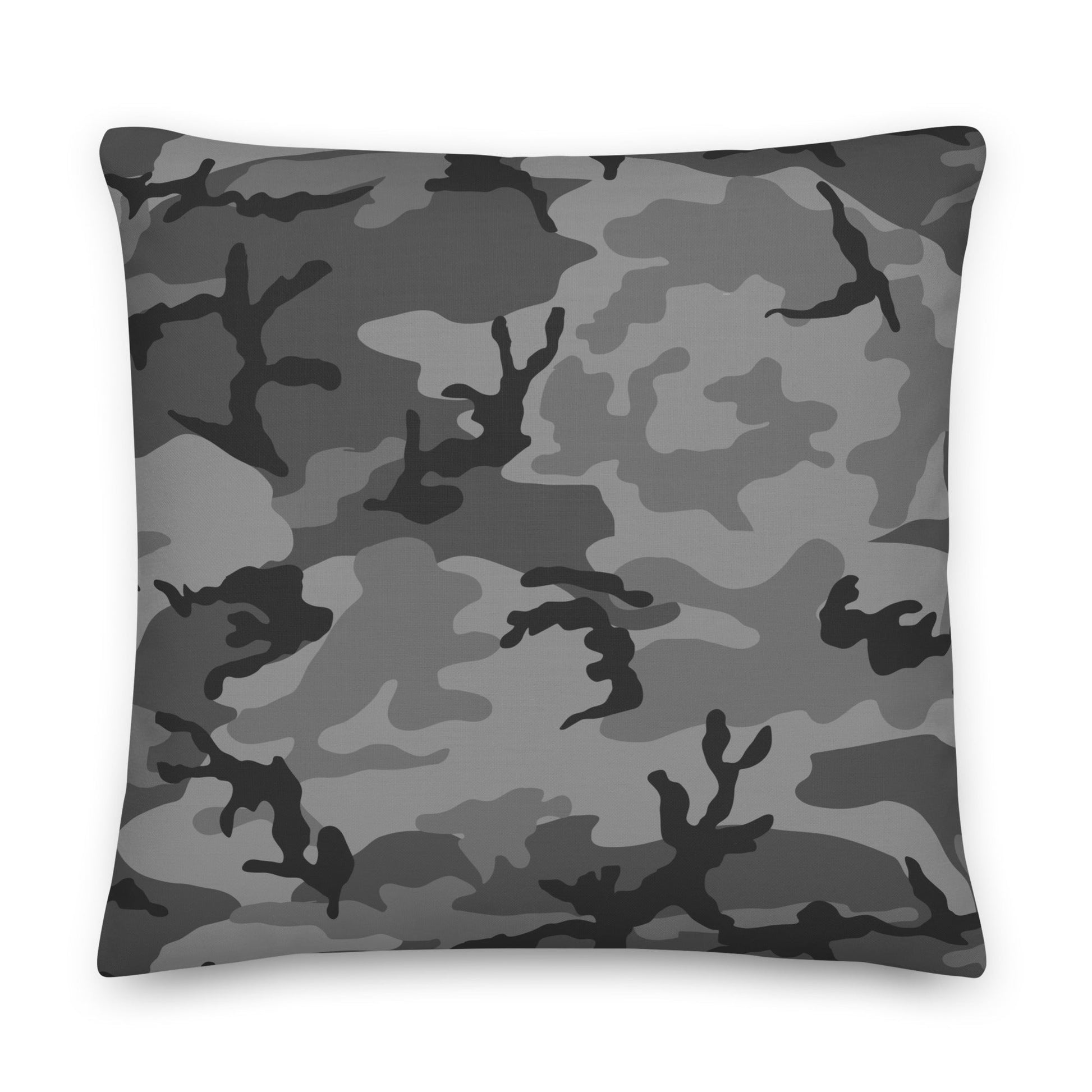 M81 Urban Camo 22" Throw Pillow (Gray-Dominant) _ Concealing Coloration