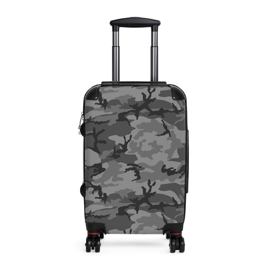 M81 Urban Camo Carry-On Roller Suitcase (Gray-Dominant)