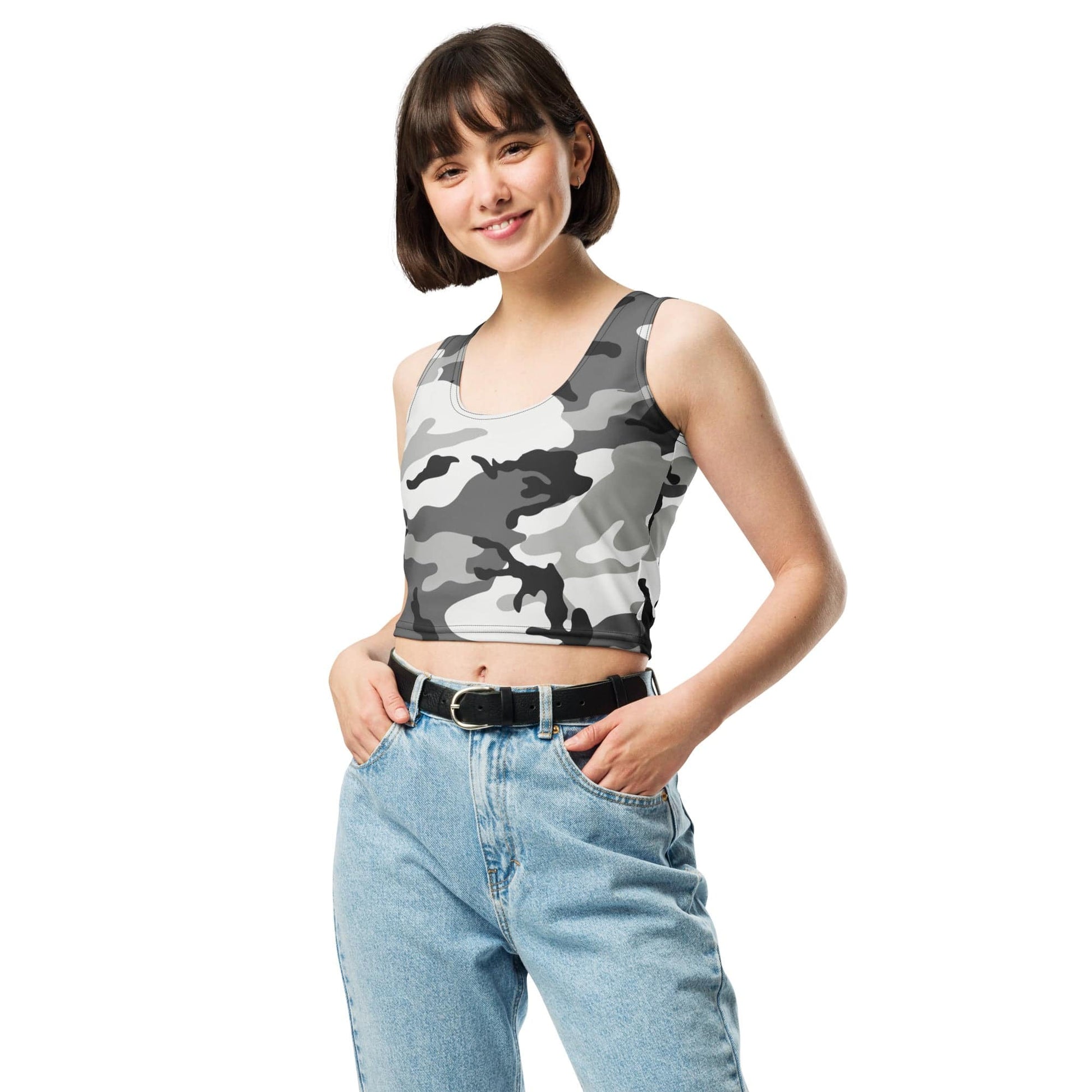 M81 Urban Camo Cropped Top - Concealing Coloration