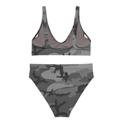 M81 Urban Camo High-waisted Bikini Set (Gray-Dominant Variation) _ Concealing Coloration