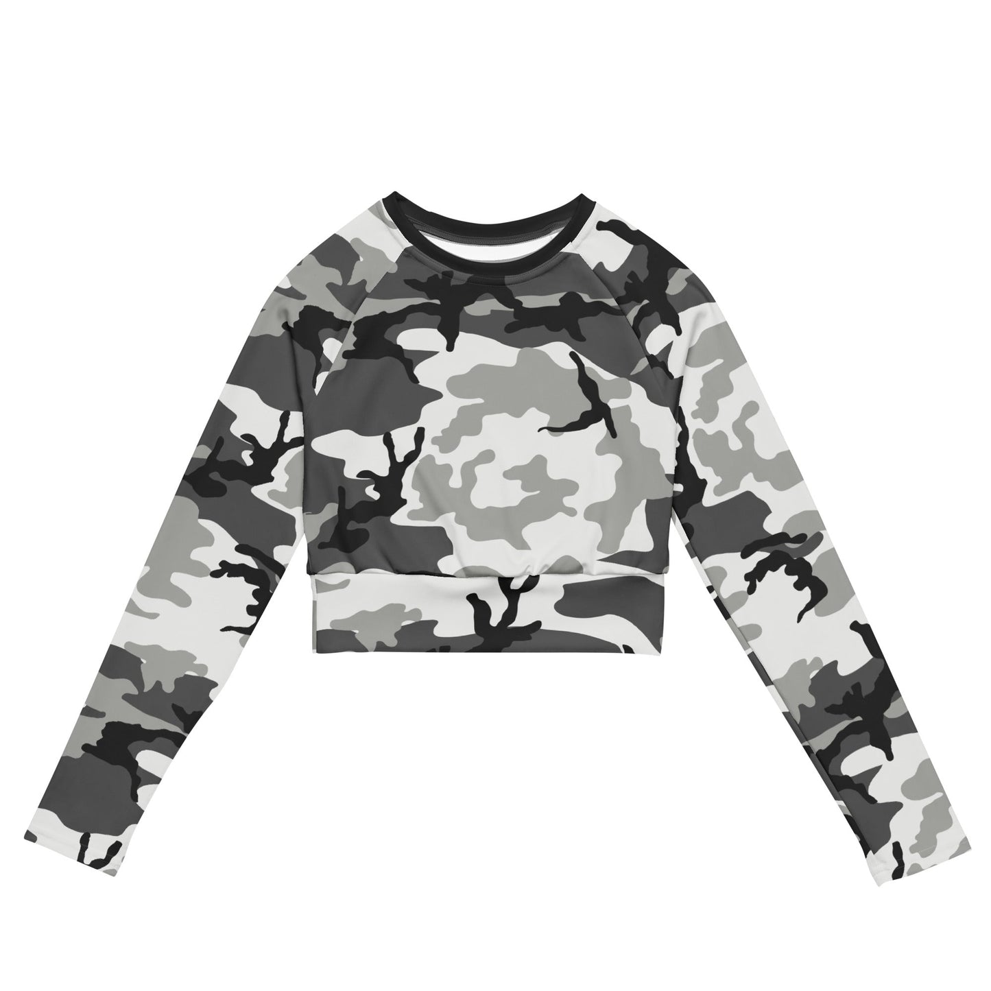 M81 Urban Camo Long-sleeve Crop Top - Concealing Coloration