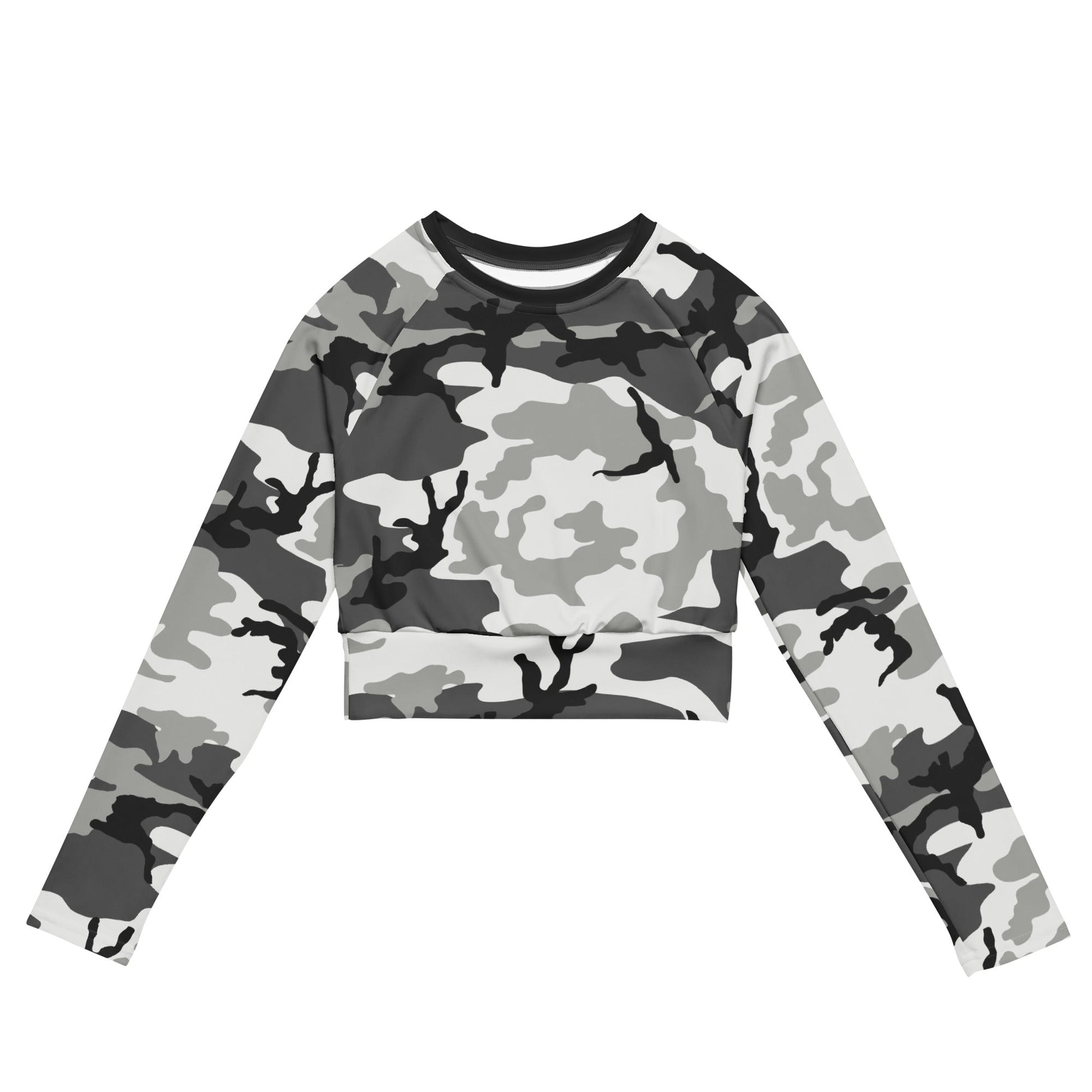 M81 Urban Camo Long-sleeve Crop Top - Concealing Coloration