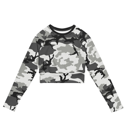 M81 Urban Camo Long-sleeve Crop Top - Concealing Coloration