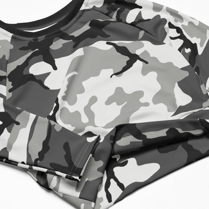 M81 Urban Camo Long-sleeve Crop Top - Concealing Coloration