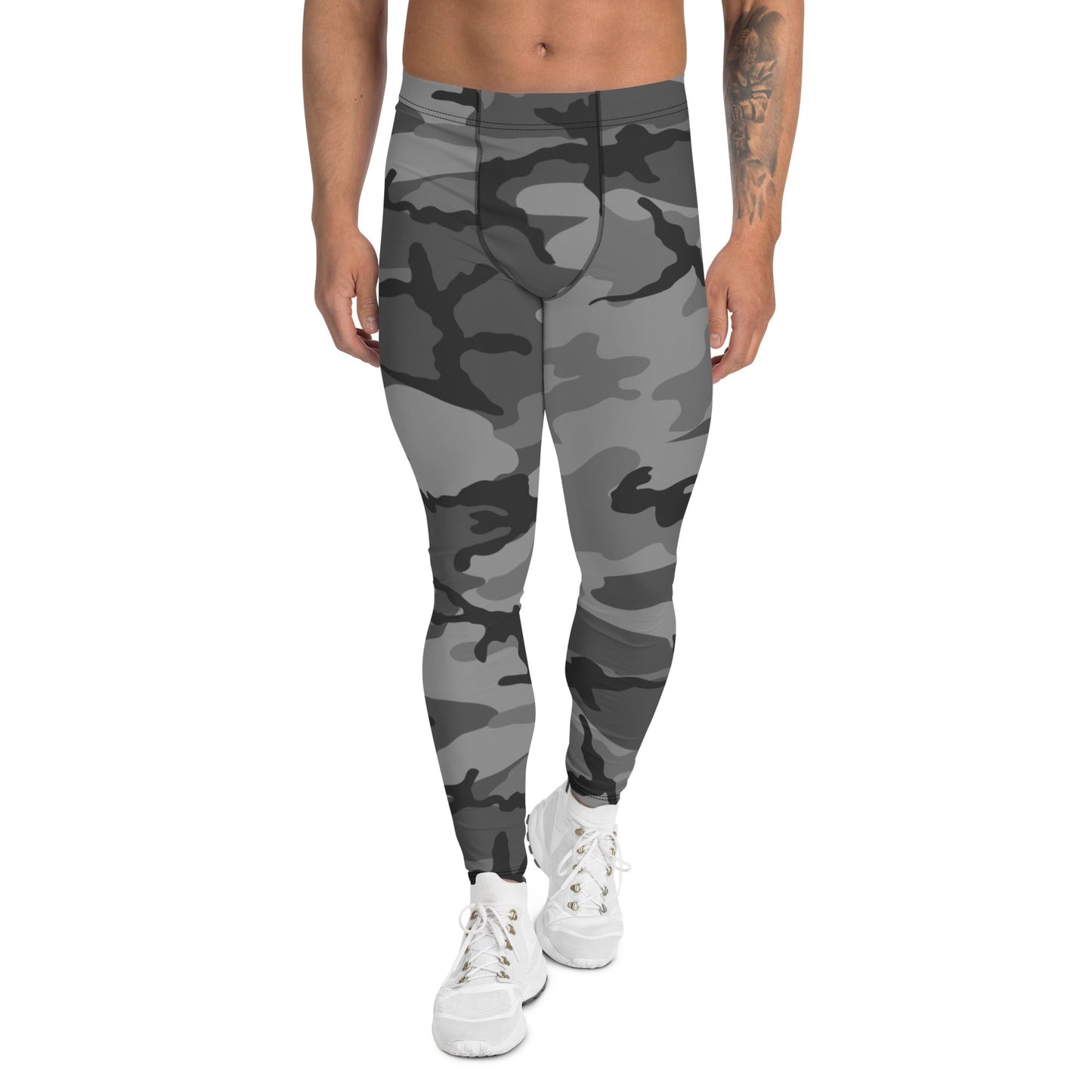 M81 Urban Camo Men's Leggings (Gray-Dominant)