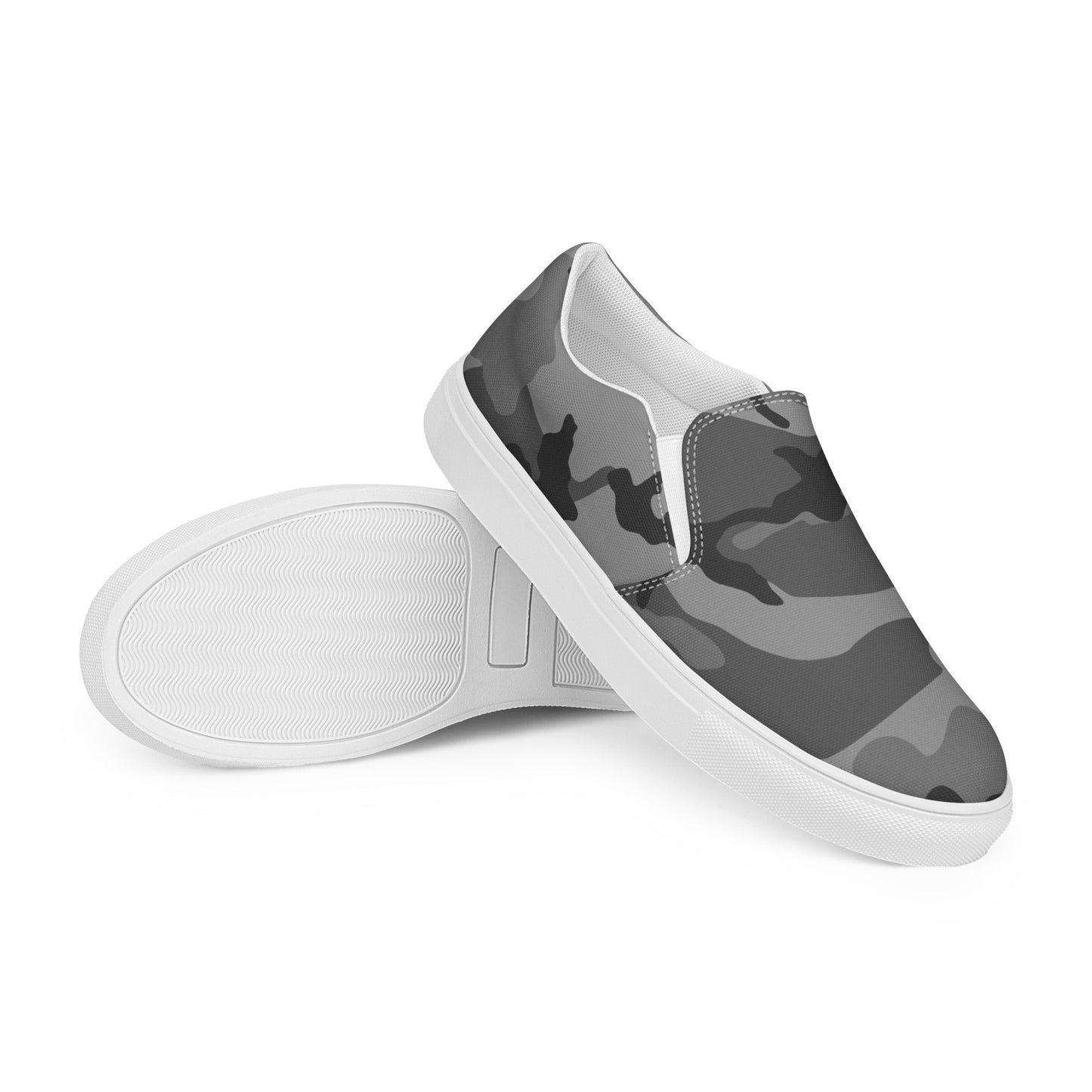 M81 Urban Camo Men's Slip-On Sneaker (Gray-Dominant)