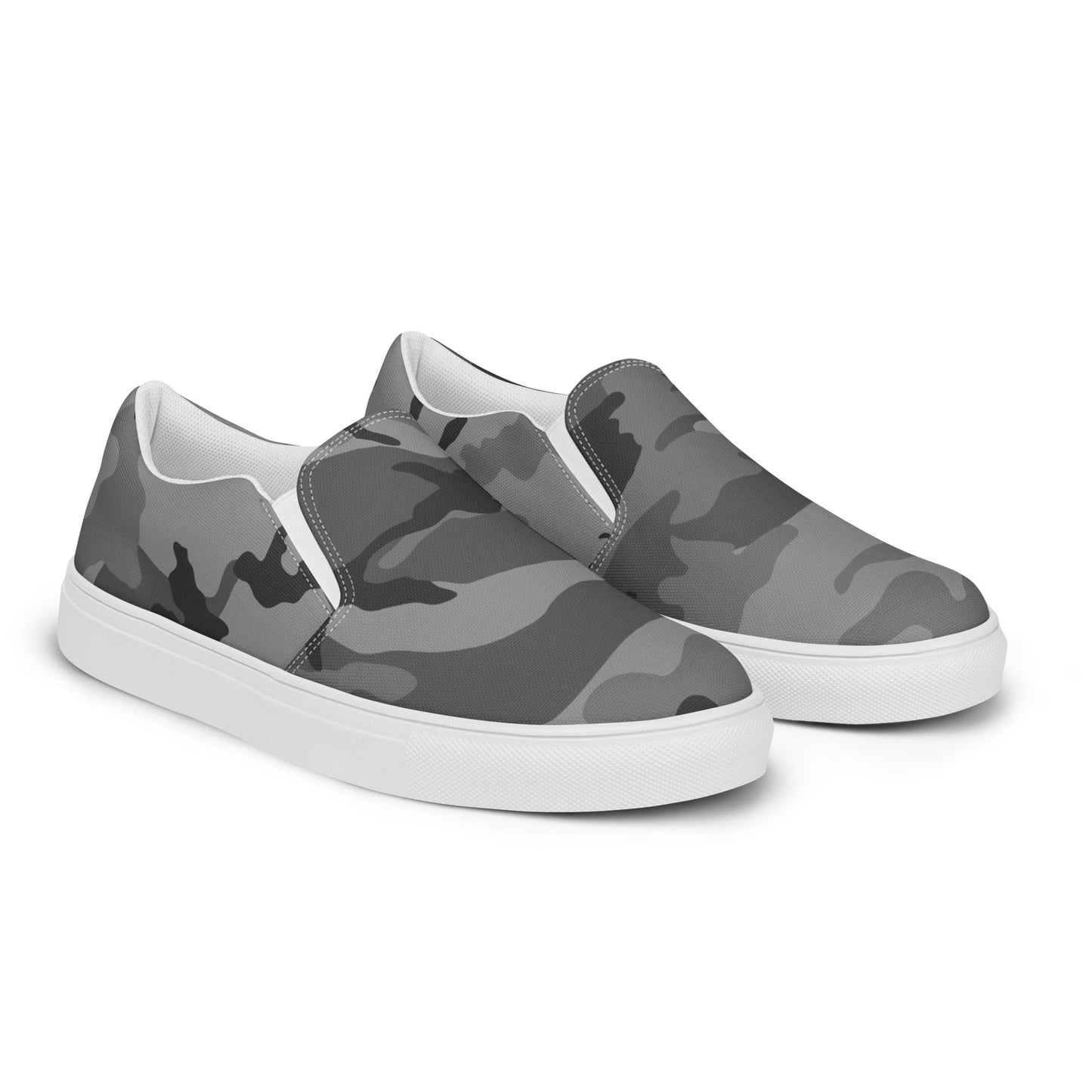 M81 Urban Camo Men's Slip-On Sneaker (Gray-Dominant)