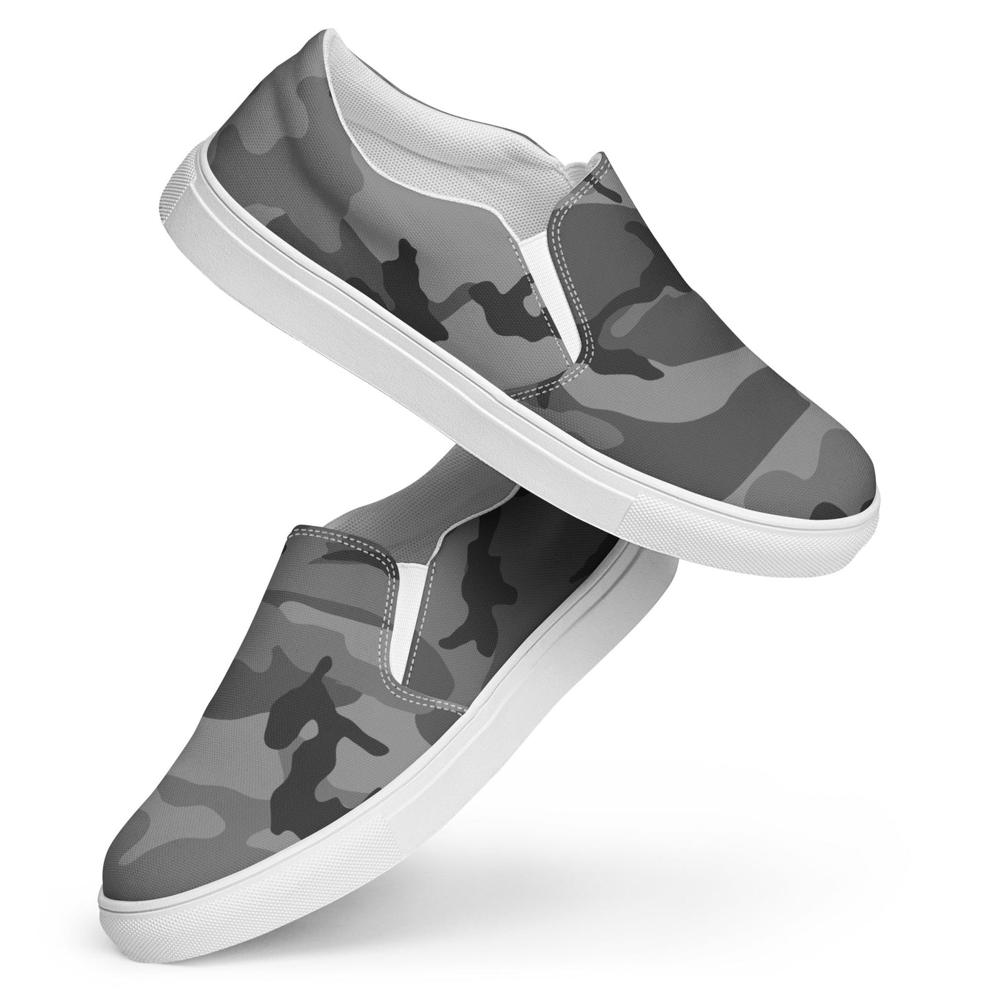 M81 Urban Camo Men's Slip-On Sneaker (Gray-Dominant)