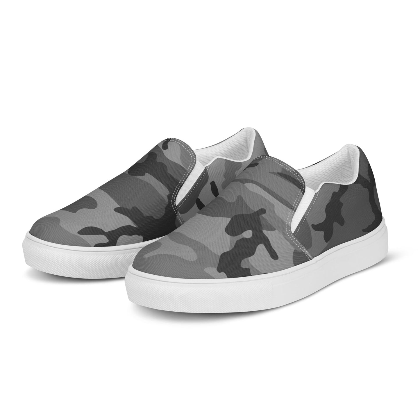 M81 Urban Camo Men's Slip-On Sneaker (Gray-Dominant)