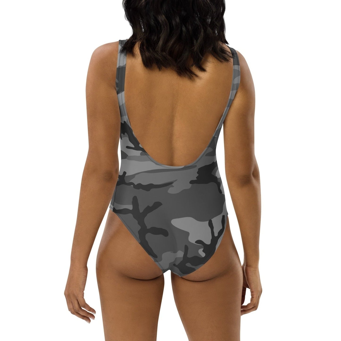 M81 Urban Camo One-Piece Swimsuit (Gray-Dominant Variation)