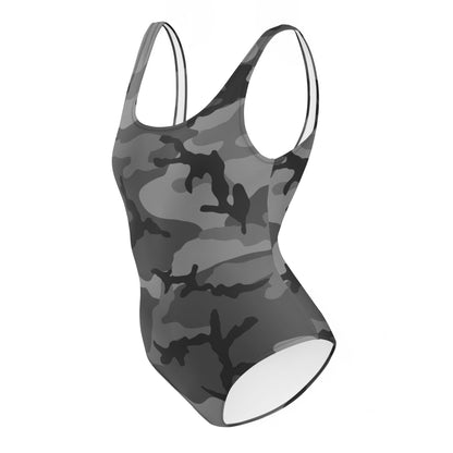 M81 Urban Camo One-Piece Swimsuit (Gray-Dominant Variation)