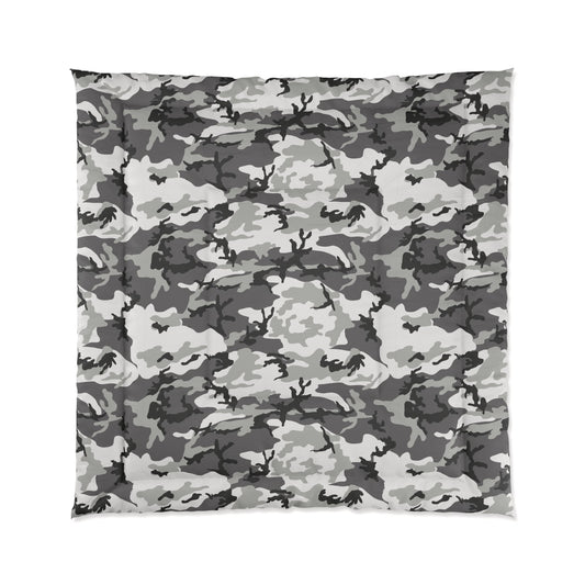 M81 Urban Camo Queen Bed Comforter _ Concealing Coloration