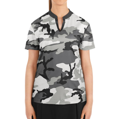 M81 Urban Camo Stand-Up Collar Shirt