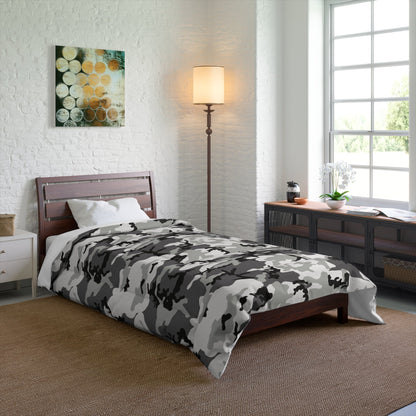 M81 Urban Camo Twin Bed Comforter _ Concealing Coloration