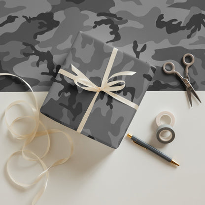 M81 Urban Camo Wrapping Paper - Gray-Dominant _ Concealing Coloration