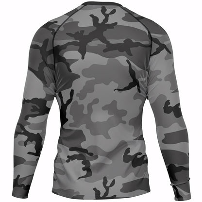 M81 Urban Camo Men's Long-sleeve Base Layer (Gray-Dominant Variation)