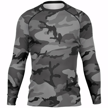 M81 Urban Camo Men's Long-sleeve Base Layer (Gray-Dominant Variation)