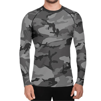 M81 Urban Camo Men's Long-sleeve Base Layer (Gray-Dominant Variation)