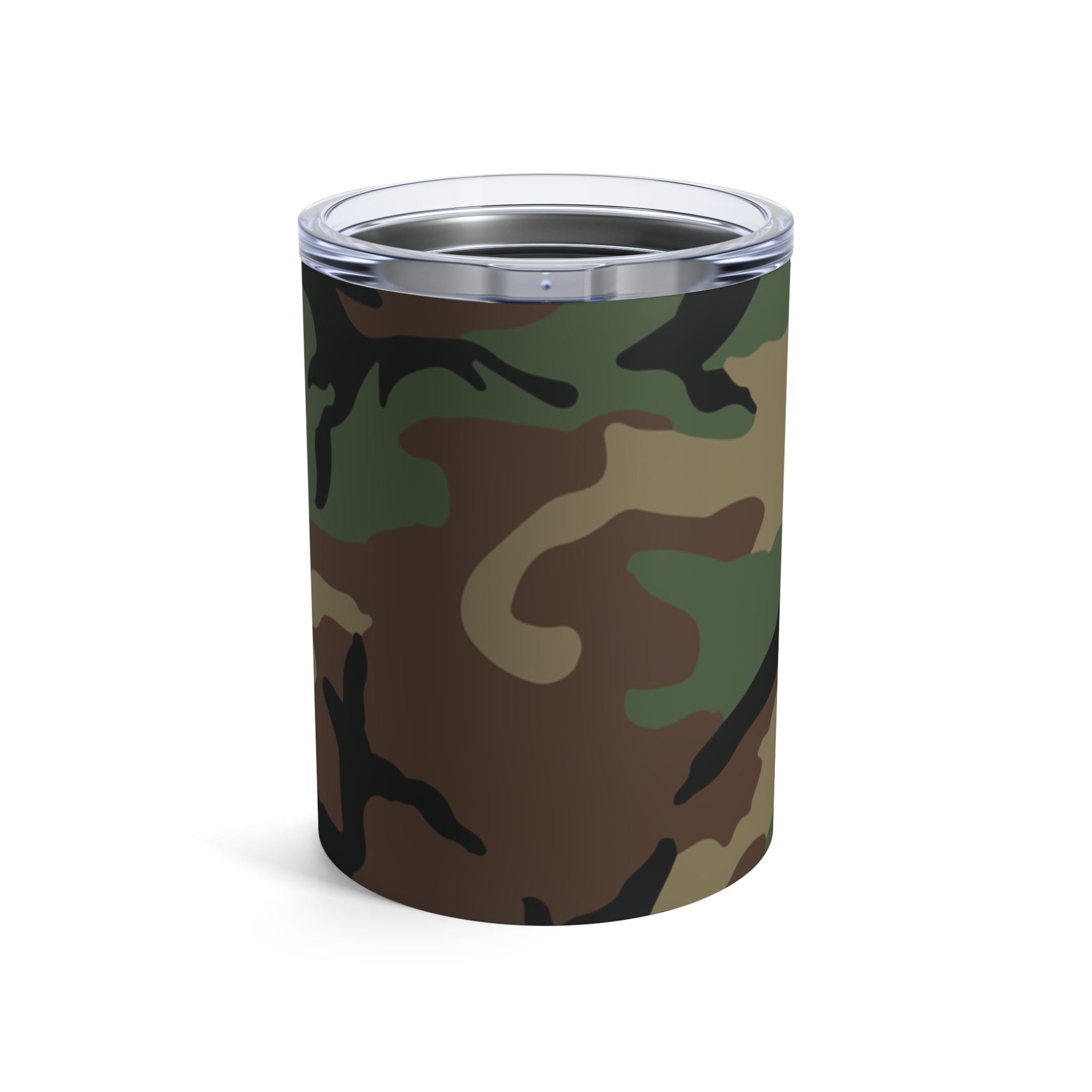 M81 Woodland Camo 10oz Tumbler _ Concealing Coloration