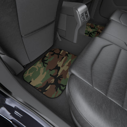 M81 Woodland Camo All-Weather Car Mats (Set of 4) _ Concealing Coloration